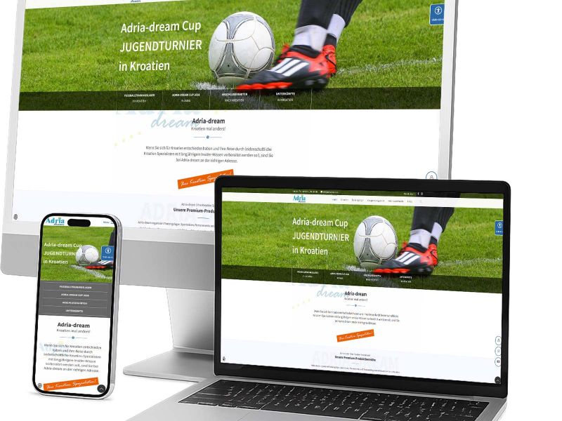 Websiteprojekt edm-service Marco Pracht: Adria Dream