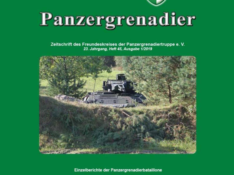 Cover vom Heft 45 "Der Panzergrenadier"