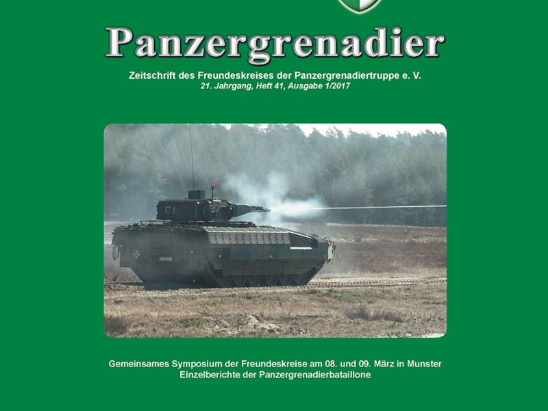 Cover vom Heft 41 "Der Panzergrenadier"
