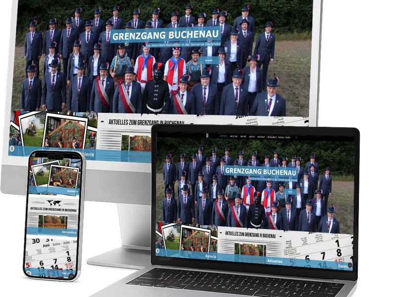 Websiteprojekt edm-service Marco Pracht: Grenzgangsverein Buchenau e. V.