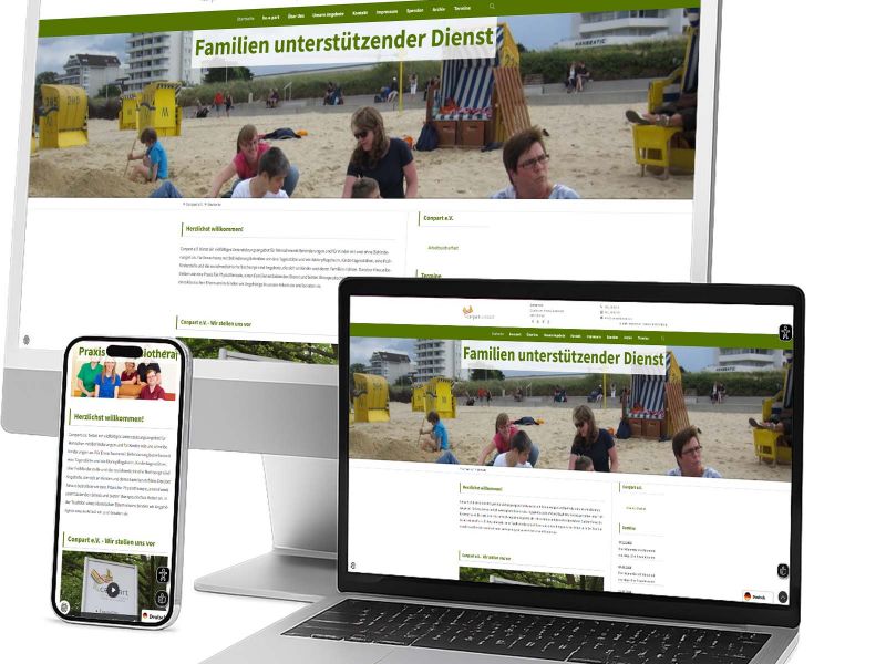 Websiteprojekt edm-service Marco Pracht:  Conpart Bremen e. V.